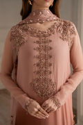 Iznik I Festive Formal I UE-479 Embroidered Chiffon - Ladies Clothes - Maria Faisal