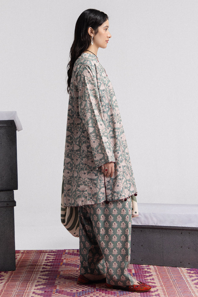 Zara ShahJahan | Coco Prints Winter 26 | Elowen-7A - Luxury Dress - available at Maria Faisal in UK and USA.