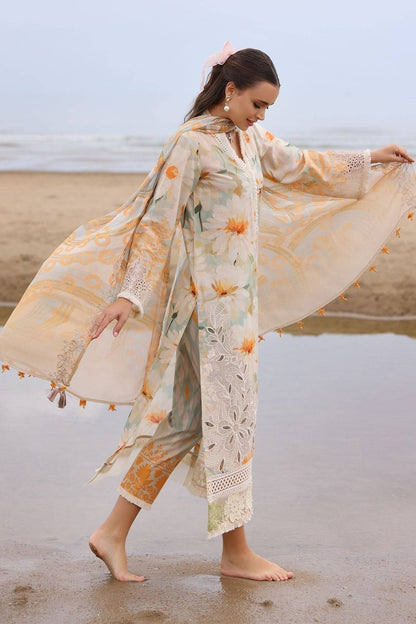 Nureh | Gardenia Embroidered Lawn 25 | NSG-169 by Maria Faisal - Registered Vendor of : Nureh - type : Ladies Clothes - 100% original wedding dresses