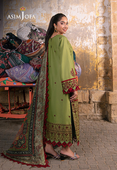 Asim Jofa | Embroidered Lawn Collection | AJAR-33 - Pakistani Dress - Maria Faisal