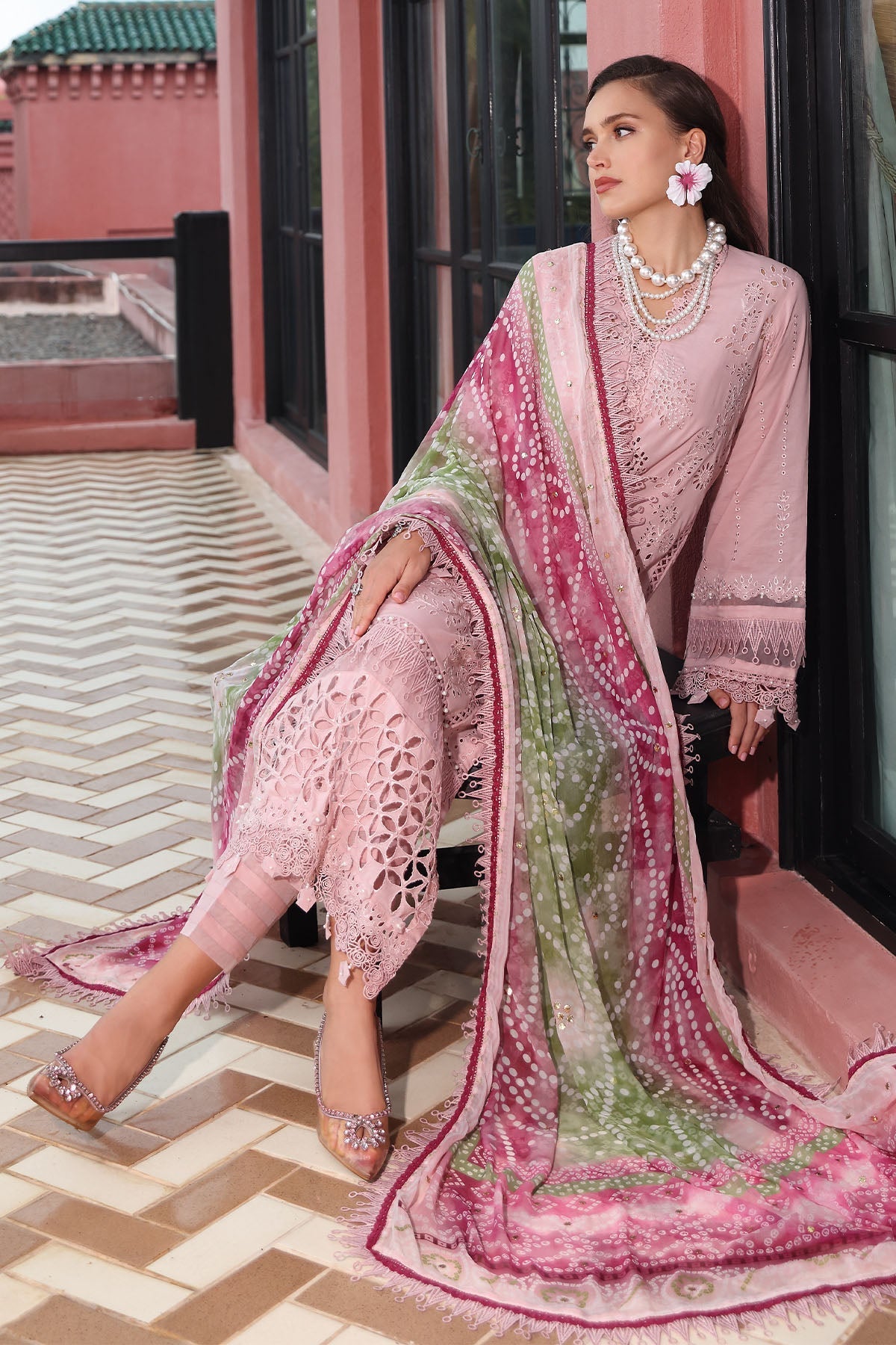 Nureh | Bazaar Lawn 25 | NE-106 by Maria Faisal - Registered Vendor of : Nureh - type : Ladies Clothes - 100% original wedding dresses