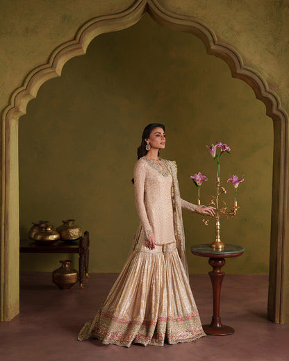 Faiza Saqlain | Lamia Wedding Formals | Asfoureh - Wedding Dress - available at Maria Faisal in UK and USA.