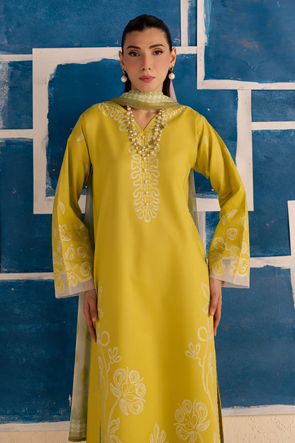 Nureh | Shades of Summer | NP-780 - Luxury Dress - available at Maria Faisal in UK and USA.