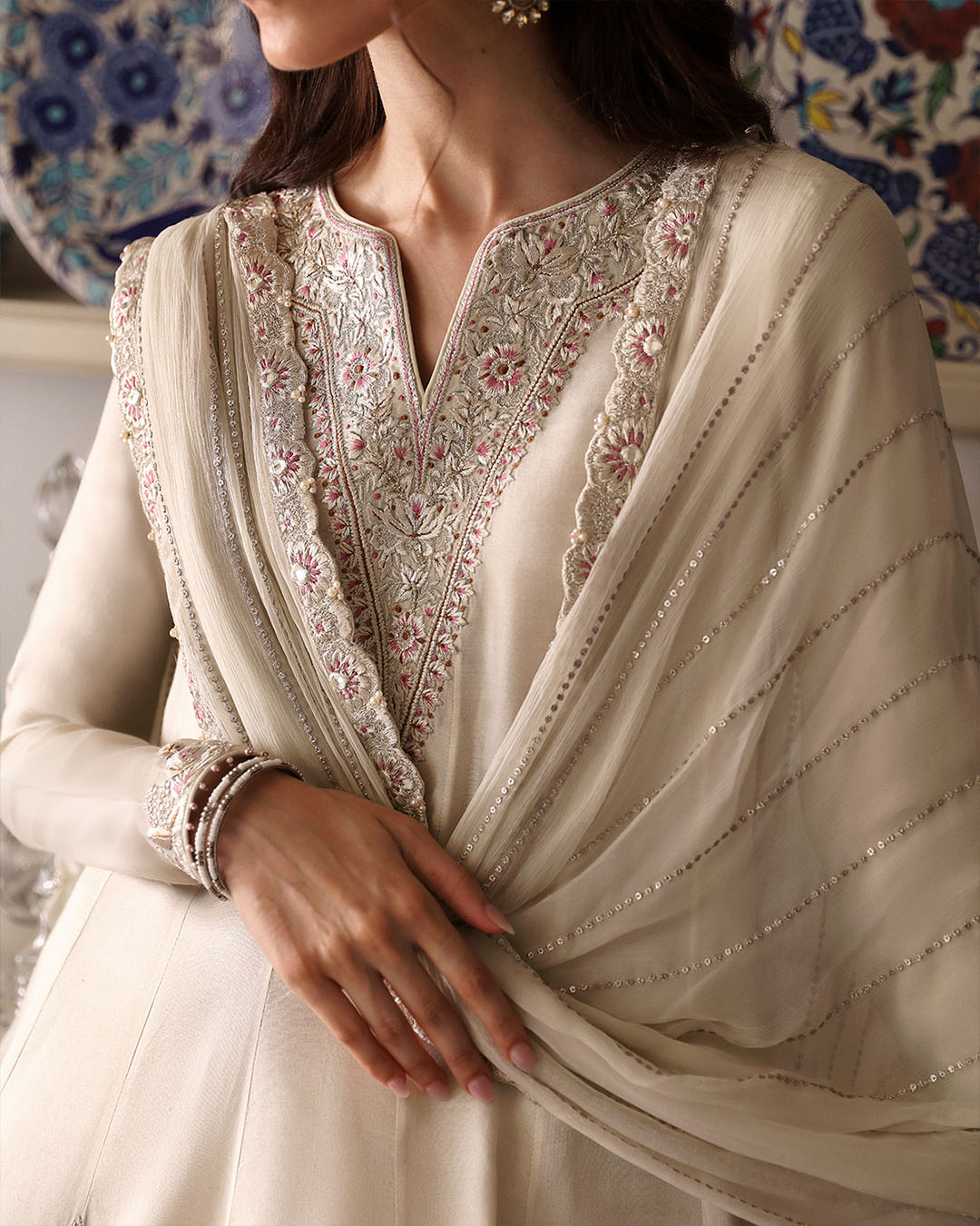 Faiza Saqlain | Mehermah Luxe Formals | Sabina - Wedding Dress - Maria Faisal