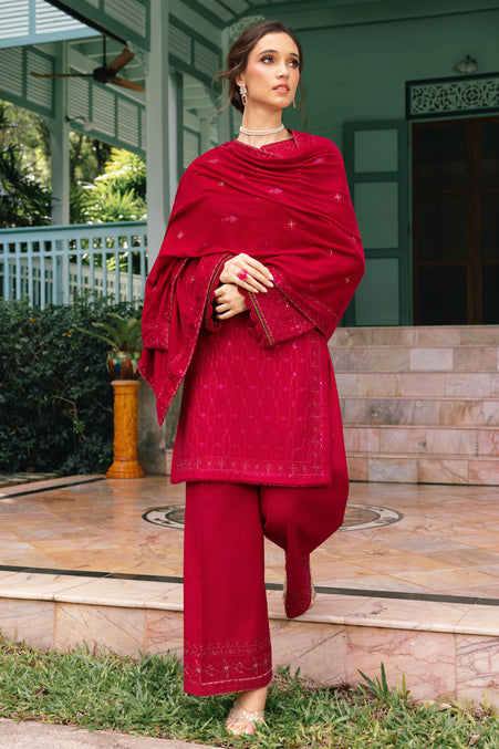 Naqshi | Nuri Khaddar Velvet Marina | Nadira - Luxury Dress - available at Maria Faisal in UK and USA.