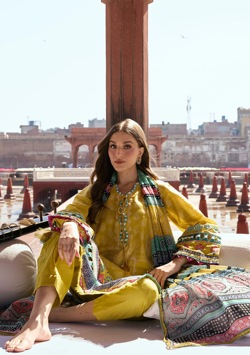 Kahf Premium | Prints Collection 26 | KPS-8A ZARAFSHAN - Luxury Dress - available at Maria Faisal in UK and USA.
