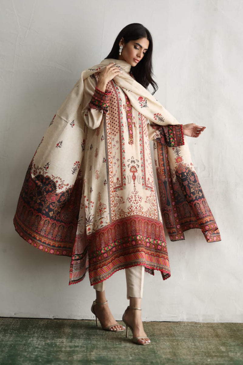 Mina Hasan | Signature Pret | Mughal Memory - Luxury Dress - available at Maria Faisal in UK and USA.