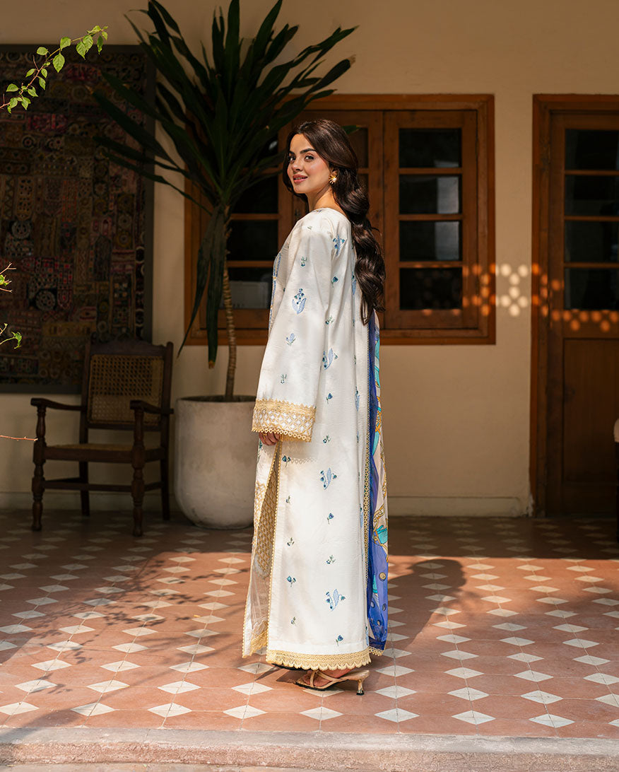 Roheenaz | Aashiyana Lawn | Zoya - Ladies Clothes - Maria Faisal