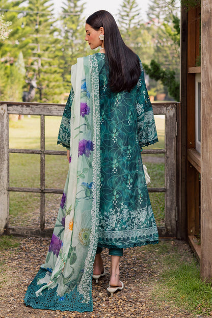 Nureh |  Gardenia Lawn 26 |NSG-210 - Dress - available at Maria Faisal in UK and USA.