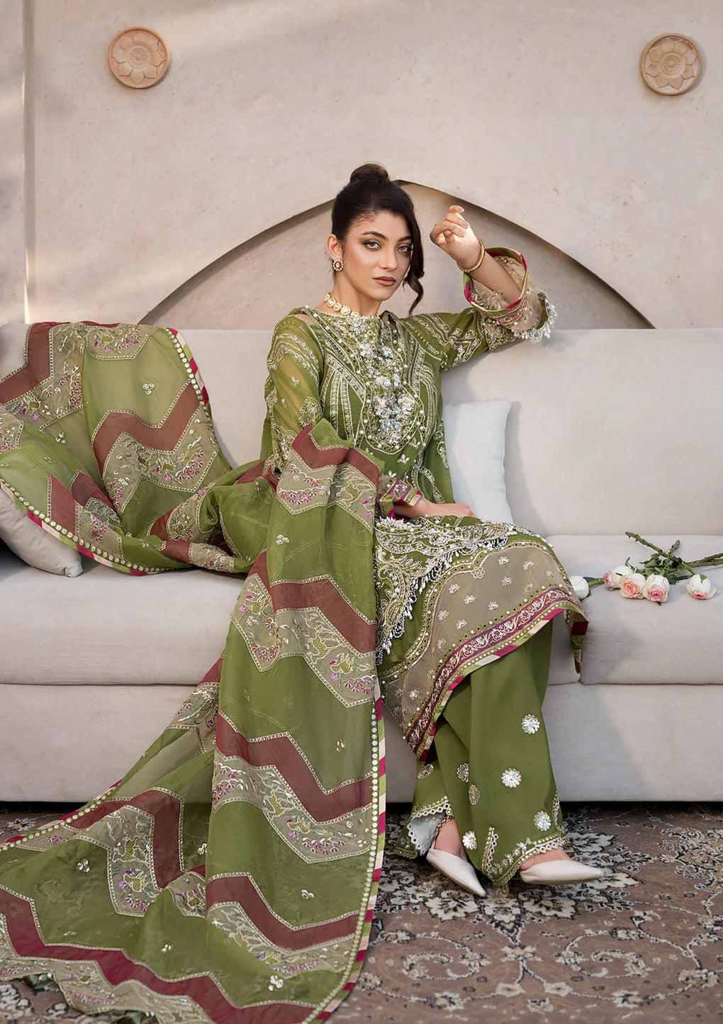 Elaf Premium | Formal Handwork Collection | EFH-08 PARWAANA - Ladies Clothes - Maria Faisal
