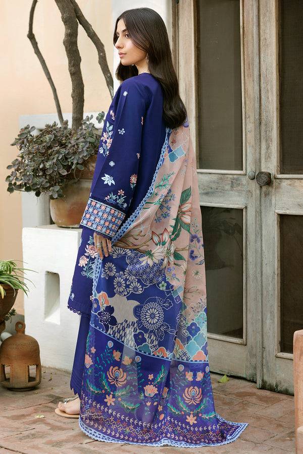 Farasha | Summer Weaves Embroidered Lawn | Indigo Glow by Maria Faisal - Registered Vendor of : Farasha - type : Ladies Clothes - 100% original wedding dresses