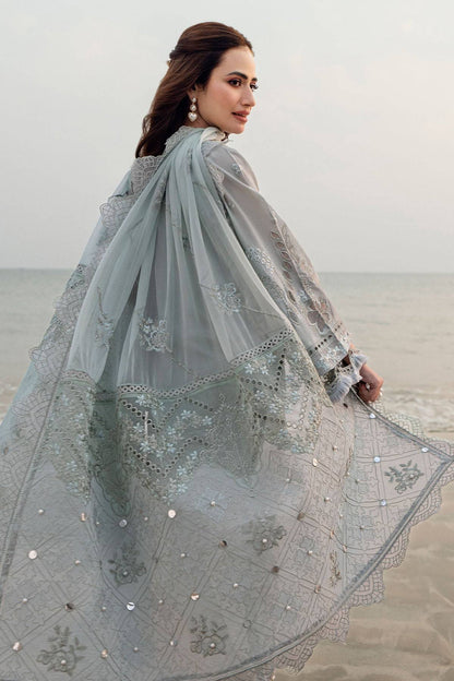 Nureh | Khuwab Luxury Lawn | NE-145 by Maria Faisal - Registered Vendor of : Nureh - type : Ladies Clothes - 100% original wedding dresses