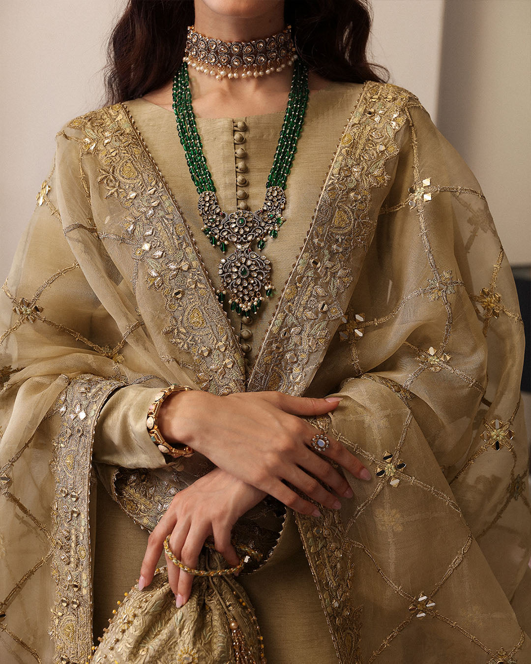 Faiza Saqlain | Mehermah Luxe Formals | Nainsi - Wedding Dress - Maria Faisal