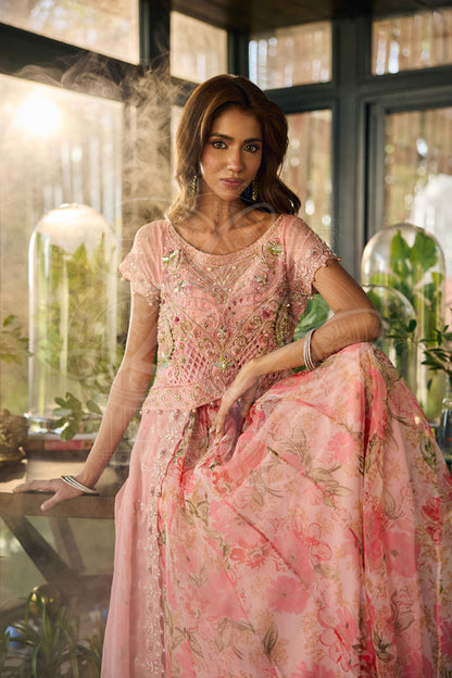 Layla Chatoor | Luxury Pret | Liyana - Luxury Dress - available at Maria Faisal in UK and USA.