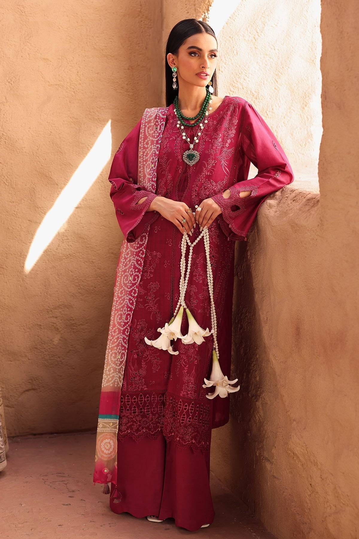 Nureh | Bazaar Lawn | NE-158 by Maria Faisal - Registered Vendor of : Nureh - type : Ladies Clothes - 100% original wedding dresses