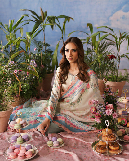 Faiza Saqlain | Serina Luxe | Edra - Formal Dress - available at Maria Faisal in UK and USA.