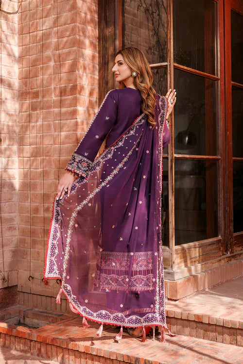 Farasha | Kaavish Lawn 24 | SHADOW BERRY - Waniyas