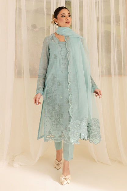 Nureh | Shades of Summer | NP-598 - Luxury Dress - available at Maria Faisal in UK and USA.