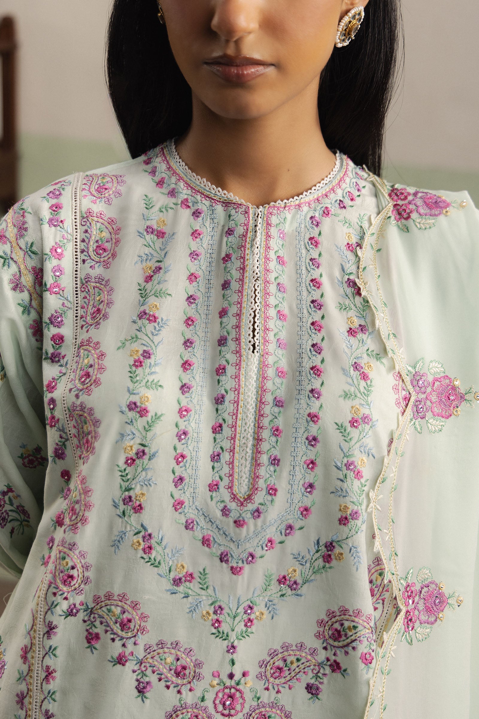 ZaraShahJahan | SS26 | Nargis - Festive Dress - available at Maria Faisal in UK and USA