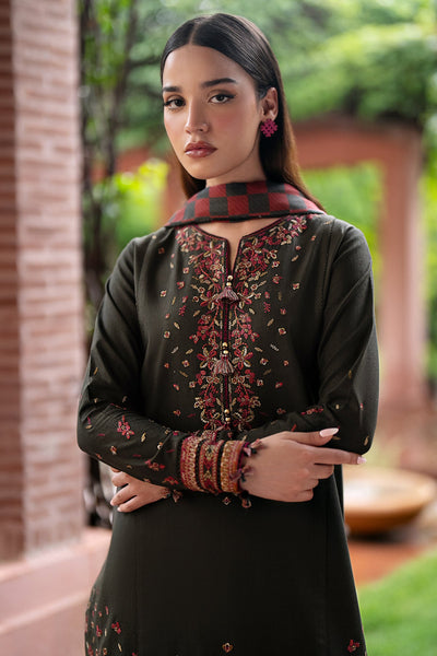 Jazmin | Winter Edition 24 | KHADDAR UW-0058 - Designer Dress with Intricate embroidery and embellishments. Shop elegent wedding dress at Maria Faisal.