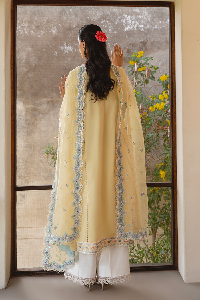 Ayzel | Whisper 26 | FROST - Luxury Dress - available at Maria Faisal in UK and USA.