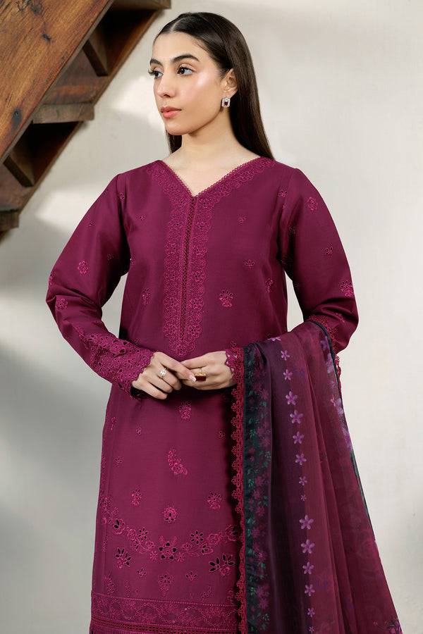 Farasha | Summer Weaves Embroidered Lawn | Garnet Passion by Maria Faisal - Registered Vendor of : Farasha - type : Ladies Clothes - 100% original wedding dresses