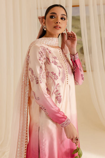 Nureh | Shades of Summer | NP-600 - Luxury Dress - available at Maria Faisal in UK and USA.