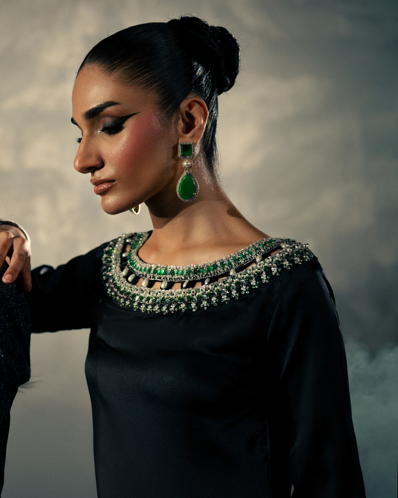 Vasal | Zyra Luxe Pret 26 | Noir Amber - Ladies Clothes - Maria Faisal