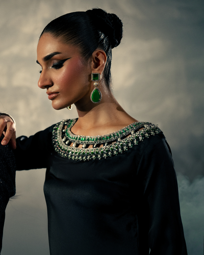 Vasal | Zyra Luxe Pret 26 | Noir Amber - Ladies Clothes - Maria Faisal