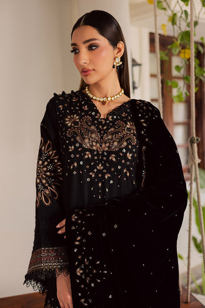 NE-202 – authentic Pakistani dress from the Exclusive Leather Peach collection for women in the UK