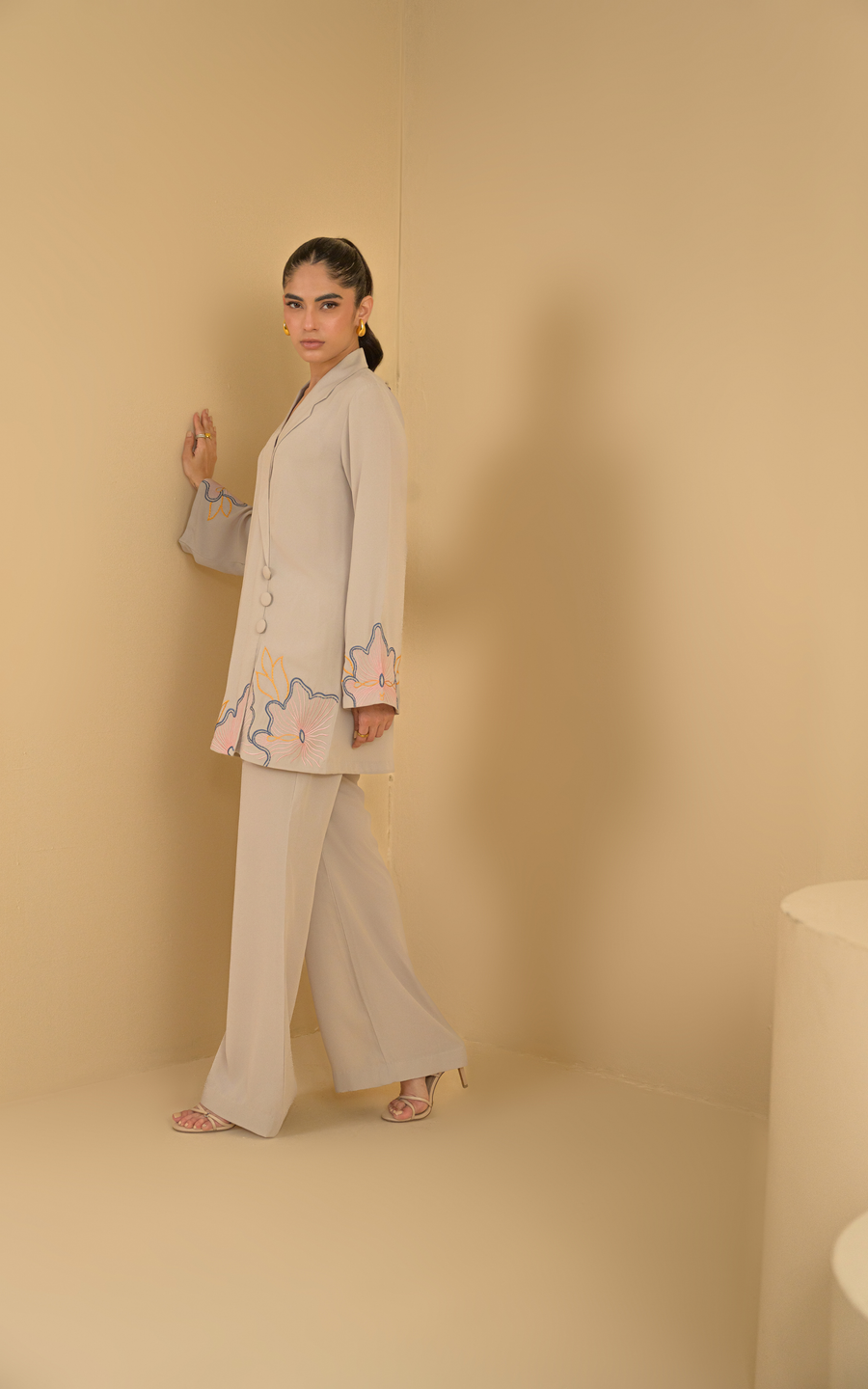 Sana Abbas | La Fiesta | Ivara - Luxury Dress - available at Maria Faisal in UK and USA.