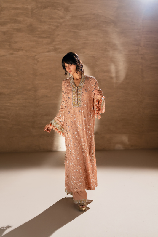 Sana Abbas | Zalea Formals | RHEA - Formal Dress - available at Maria Faisal in UK and USA.