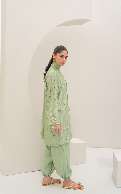 Sana Abbas | Ara Eid Luxe | Lumi - Luxury Dress - available at Maria Faisal in UK and USA.