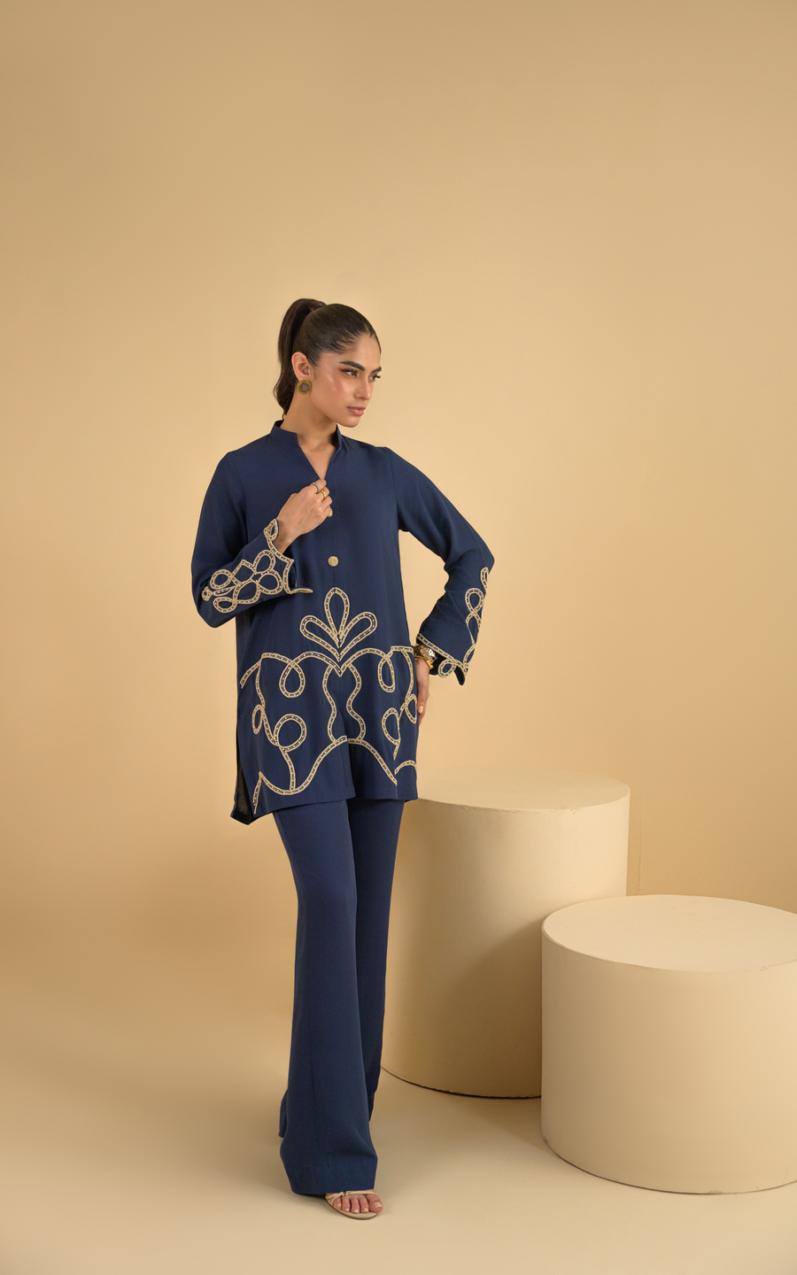 Sana Abbas | La Fiesta | Aria - Luxury Dress - available at Maria Faisal in UK and USA.