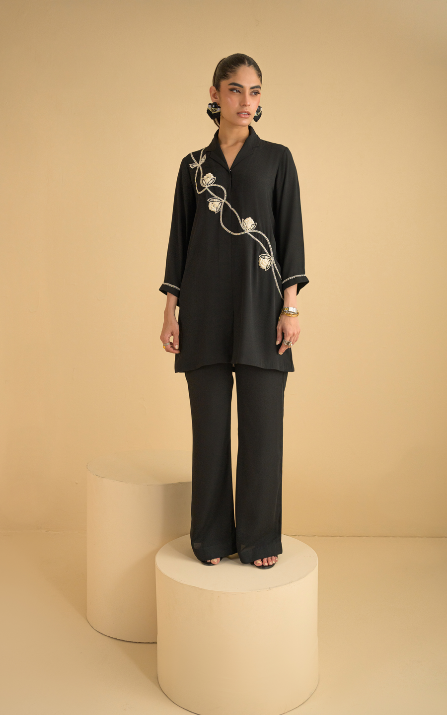 Sana Abbas | La Fiesta | Luma - Luxury Dress - available at Maria Faisal in UK and USA.