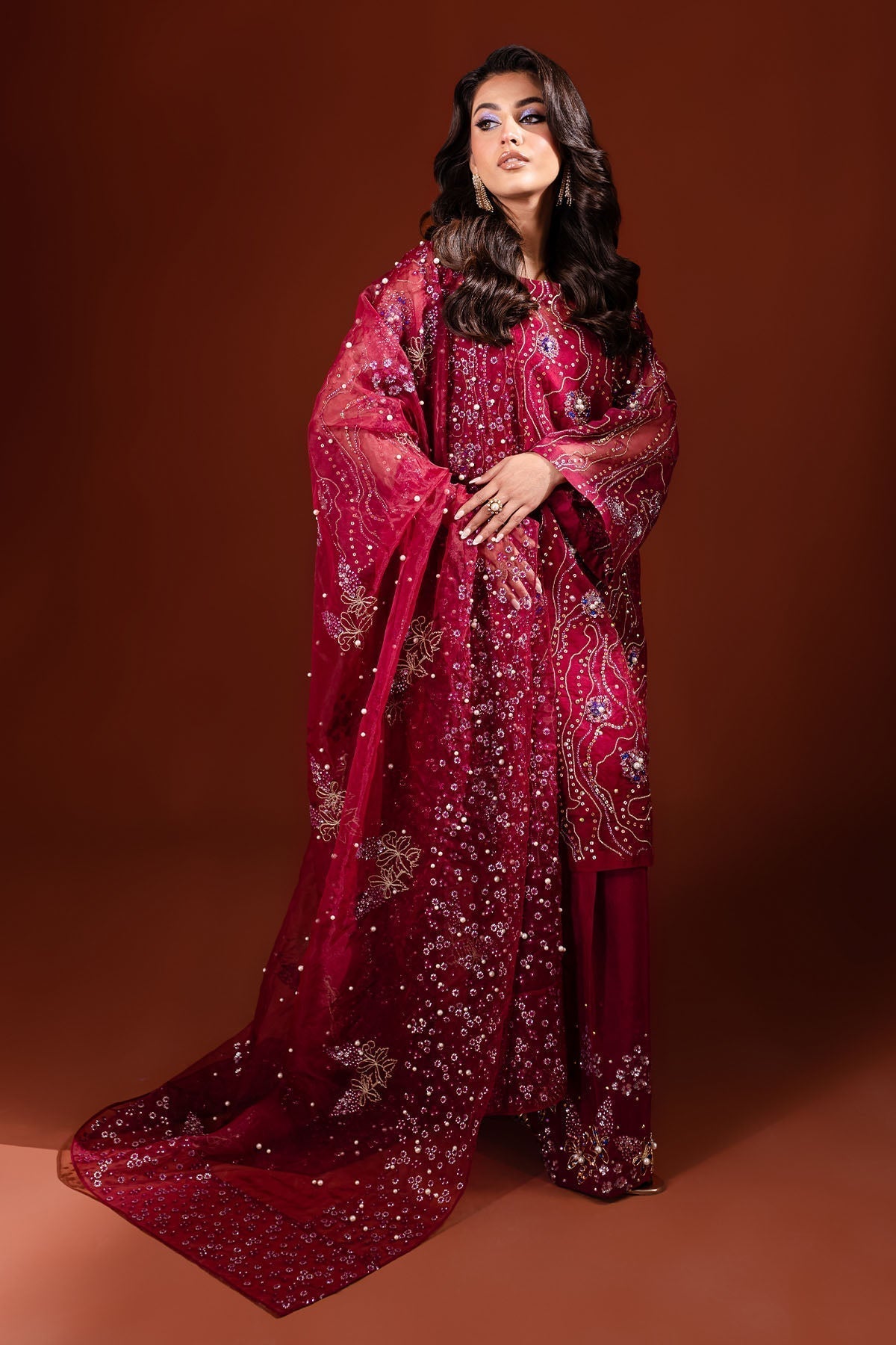 Nureh | Tiny Twinkles | NP-469 - Wedding Dress - Maria Faisal