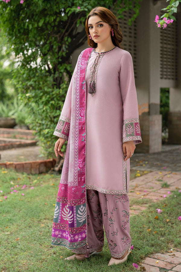 Jazmin | Winter Edition 24 | KHADDAR UW-0055 - Designer Dress with Intricate embroidery and embellishments. Shop elegent wedding dress at Maria Faisal.