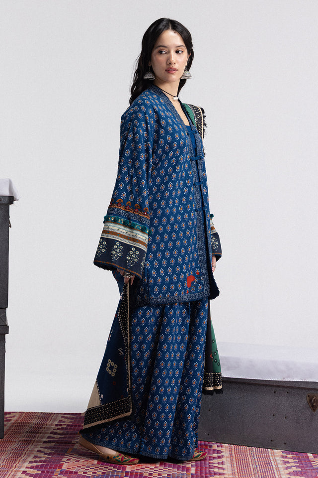 Zara ShahJahan | Coco Prints Winter 26 | Anika-3A - Luxury Dress - available at Maria Faisal in UK and USA.