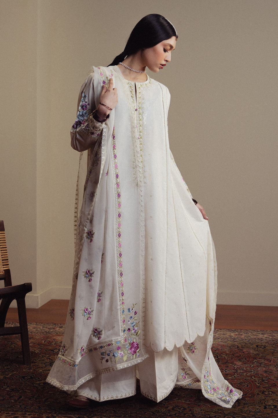 Zara Shahjahan | Pret 26 | NOORIN - Luxury Dress - available at Maria Faisal in UK and USA.