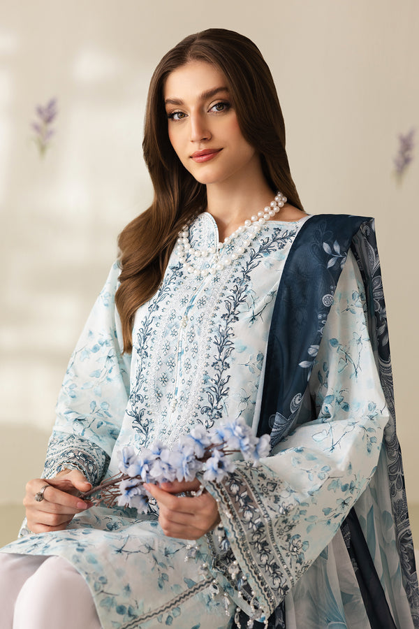 Baroque | Luxury Summer Pret | UF-4422 - Luxury Dress - available at Maria Faisal in UK and USA.