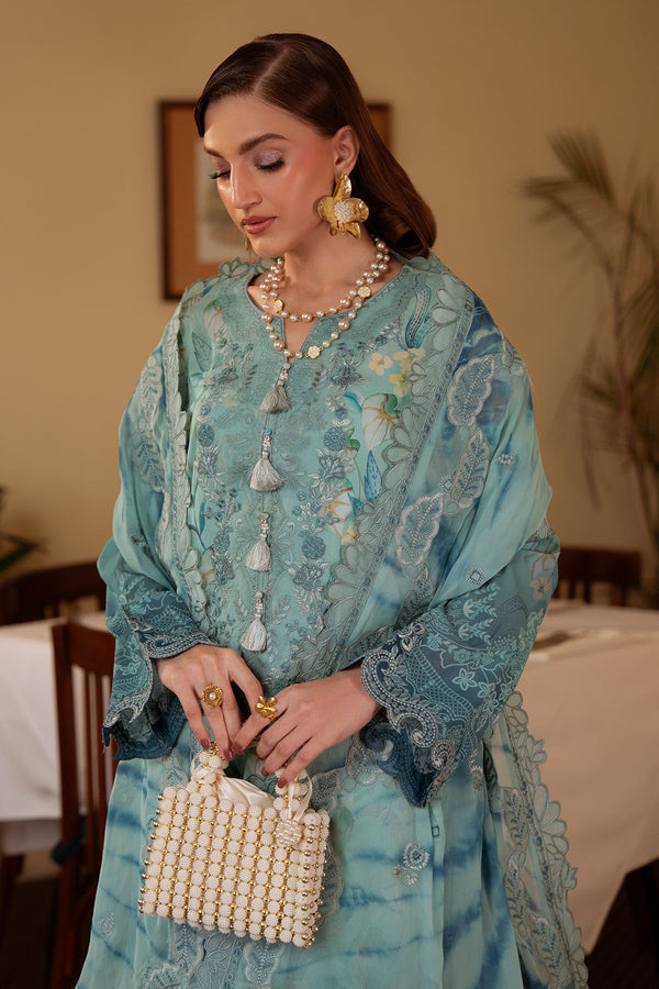 Nureh | Swiss Lawn | NS-160 - Luxury Dress - available at Maria Faisal in UK and USA.