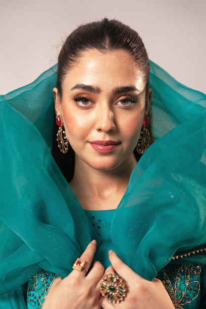 Fozia Khalid | Dilkash Festive Wear 25 | Nawal - Formal Dress - available at Maria Faisal in UK and USA.