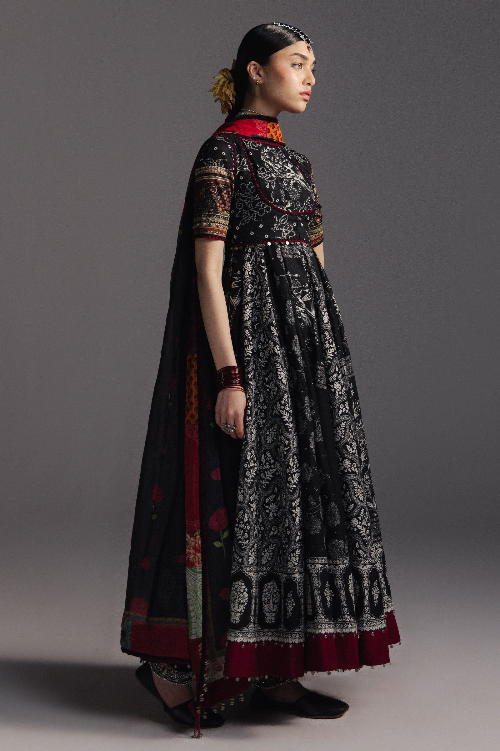 ZaraShahJahan | Zal26 | Surkh Bahar-D1 - Festive Dress - available at Maria Faisal in UK and USA