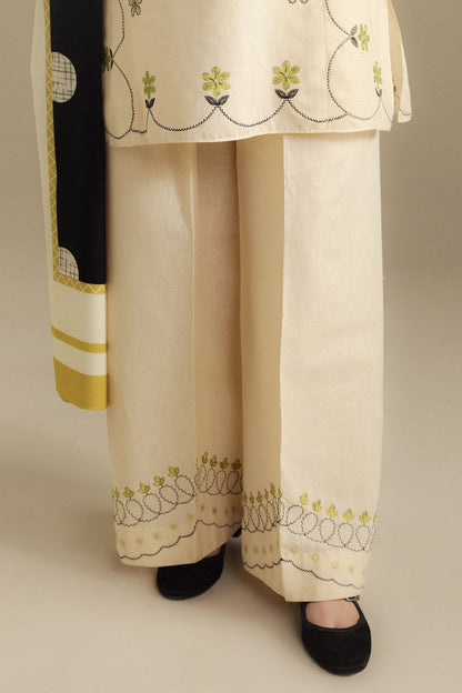 Zara Shahjahan | Coco Winter 25 | Fawn-8B - Luxury Dress - available at Maria Faisal in UK and USA.