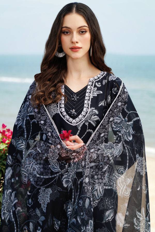 Farasha | Printed Essentials | Sable Dusk by Maria Faisal - Registered Vendor of : Farasha - type : Ladies Clothes - 100% original wedding dresses