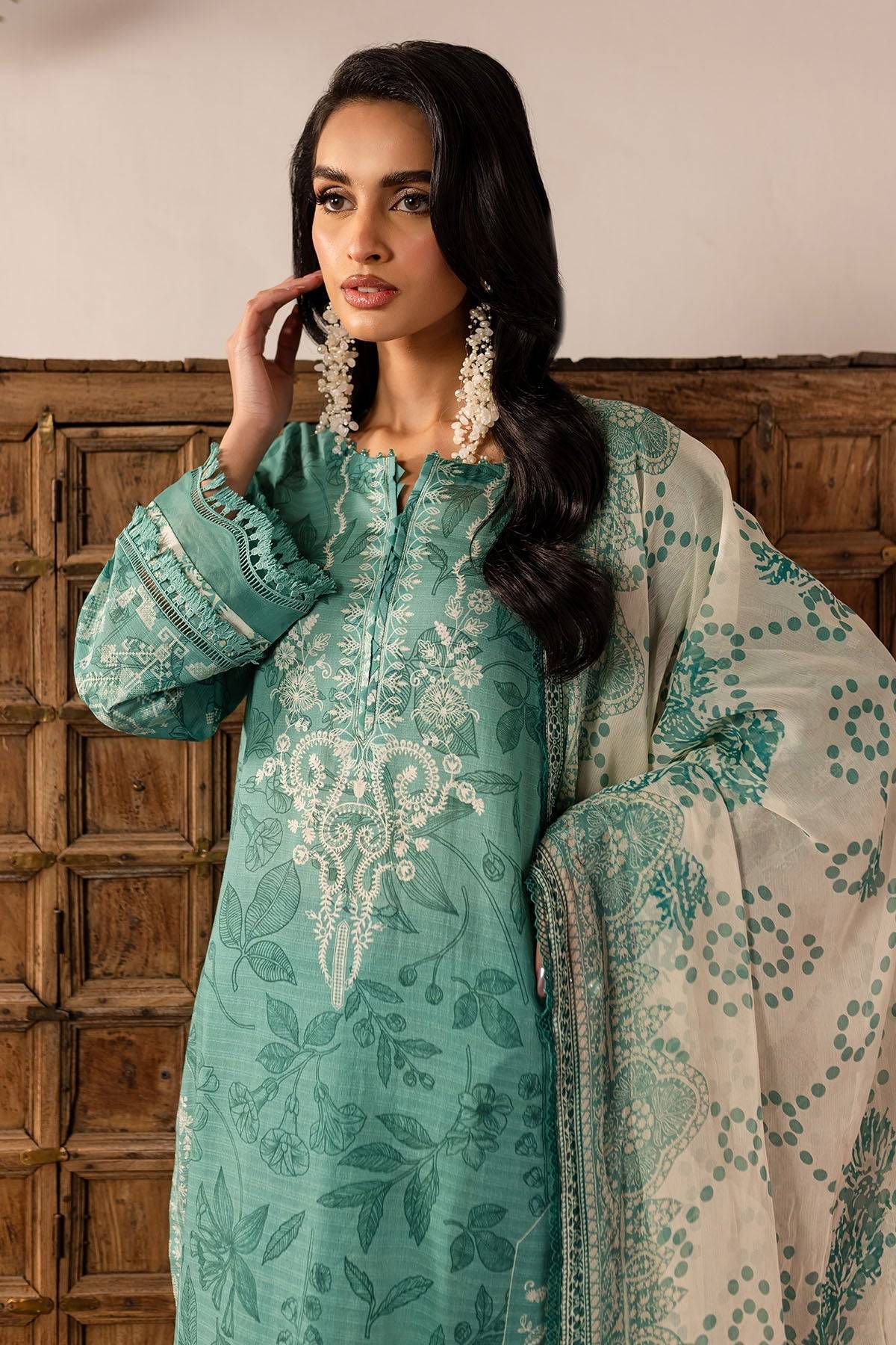 Nureh | Printed lawn 25 | SP-139 by Maria Faisal - Registered Vendor of : Nureh - type : Ladies Clothes - 100% original wedding dresses