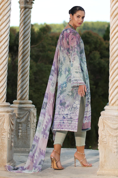 Nureh | Signature Prints 26 | SP-199 - Dress - available at Maria Faisal in UK and USA.