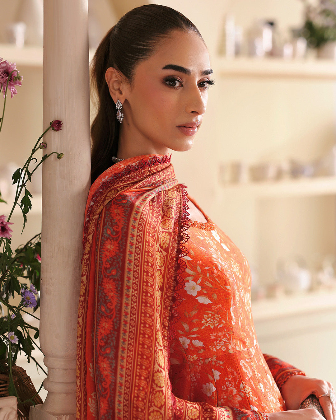 Faiza Saqlain | Serina Luxe | Abia - Formal Dress - available at Maria Faisal in UK and USA.