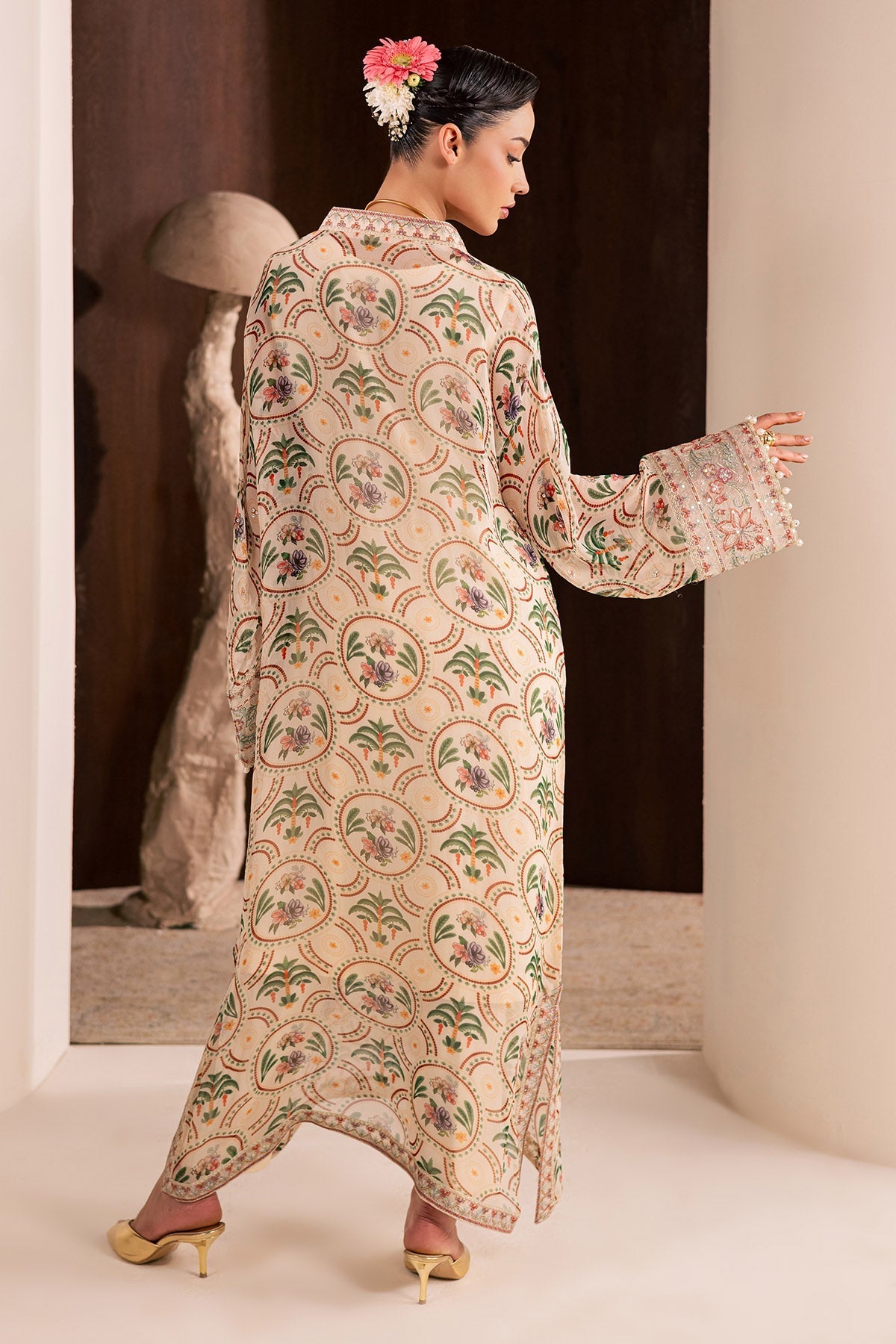 Nureh | Fancy Formal | NP-772 - Formal Dress - available at Maria Faisal in UK and USA.