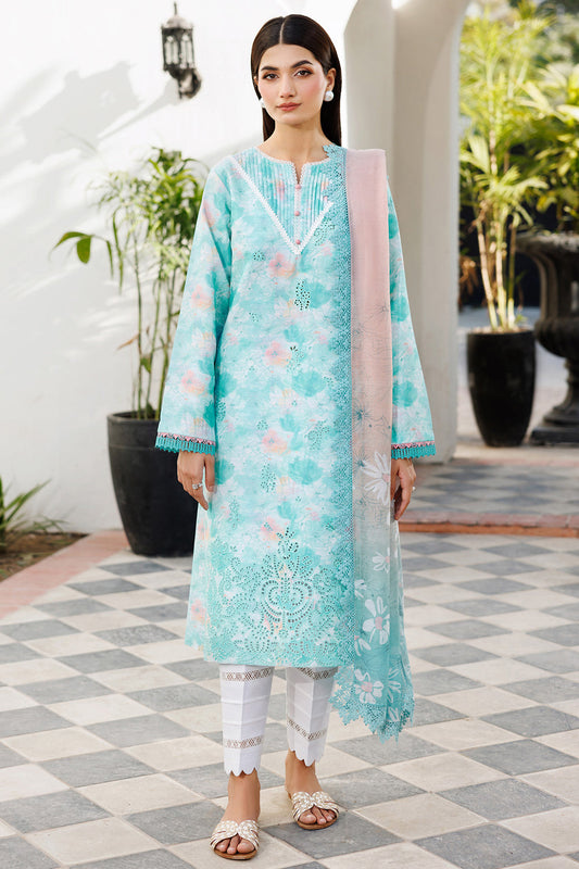Farasha | Printed Essentials | Blue Dusk - Ladies Clothes - Maria Faisal